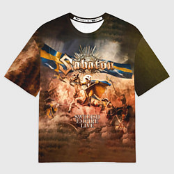 Футболка оверсайз мужская Swedish Empire Live - Sabaton, цвет: 3D-принт