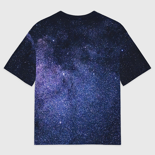 Мужская футболка оверсайз Night sky / 3D-принт – фото 2