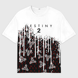 Футболка оверсайз мужская Destiny Подтеки красок, цвет: 3D-принт