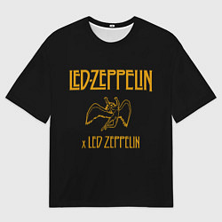 Футболка оверсайз мужская Led Zeppelin x Led Zeppelin, цвет: 3D-принт