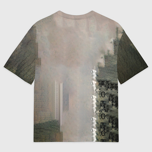 Мужская футболка оверсайз Hybrid Theory Live Around The World - Linkin Park / 3D-принт – фото 2