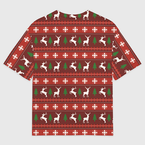 Мужская футболка оверсайз Bad Santa Плохой Санта / 3D-принт – фото 2