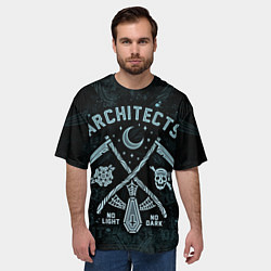 Футболка оверсайз мужская Architects, Alpha Omega, цвет: 3D-принт — фото 2