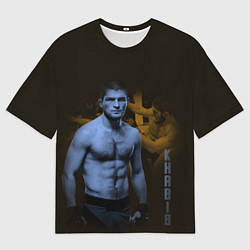 Футболка оверсайз мужская Нурмагомедов, цвет: 3D-принт