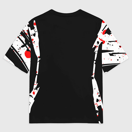 Мужская футболка оверсайз CYBERPUNK 2077 самураи / 3D-принт – фото 2