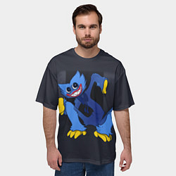 Футболка оверсайз мужская ВОТ И ХАГГИ ВАГГИ - POPPY PLAYTIME, цвет: 3D-принт — фото 2