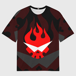 Мужская футболка оверсайз GURREN LAGANN LOGO SYMBOL