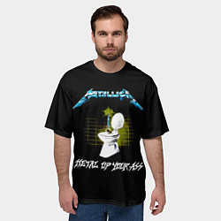 Футболка оверсайз мужская Kill Em All - Metallica, цвет: 3D-принт — фото 2