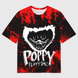 Футболка оверсайз мужская ПОППИ ПЛЕЙТАЙМ ХАГИ ВАГИ, цвет: 3D-принт