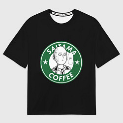 Футболка оверсайз мужская ONE-PUNCH MAN OK COFFEE, цвет: 3D-принт