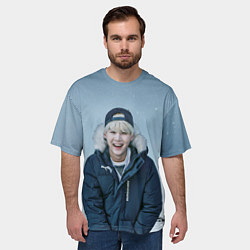 Футболка оверсайз мужская MIN YOONGI BTS WINTER, цвет: 3D-принт — фото 2