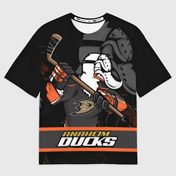 Мужская футболка оверсайз Анахайм Дакс, Anaheim Ducks