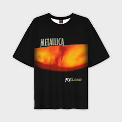 Мужская футболка оверсайз Metallica ReLoad