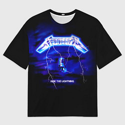 Мужская футболка оверсайз Ride the Lightning - Metallica