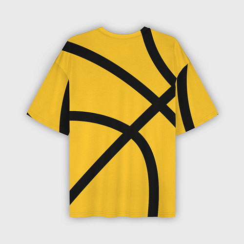 Мужская футболка оверсайз Лос Анджелес Лейкерс, Los Angeles Lakers / 3D-принт – фото 2