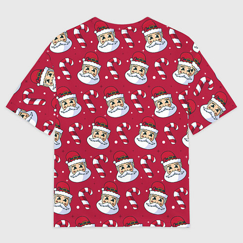 Мужская футболка оверсайз Дед Морoз / 3D-принт – фото 2