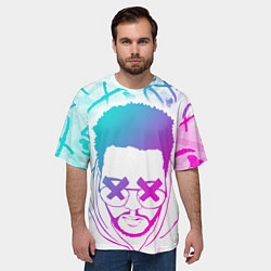 Футболка оверсайз мужская The Weeknd, XO, цвет: 3D-принт — фото 2