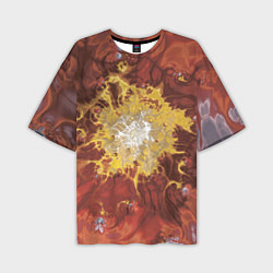 Мужская футболка оверсайз Коллекция Journey Обжигающее солнце 396-134