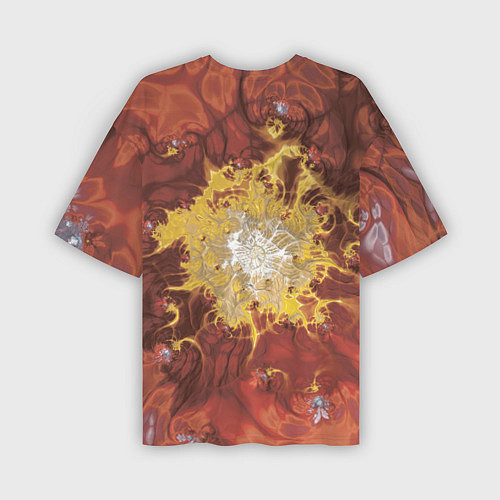 Мужская футболка оверсайз Коллекция Journey Обжигающее солнце 396-134 / 3D-принт – фото 2