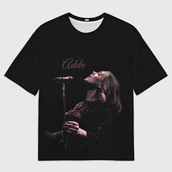 Мужская футболка оверсайз Песнь Адель