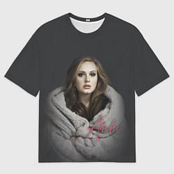 Мужская футболка оверсайз Фото Адель