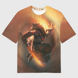 Футболка оверсайз мужская DOTA 2 ДЖАГЕРНАУТ, цвет: 3D-принт