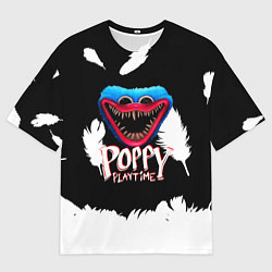 Мужская футболка оверсайз Poppy Playtime Перья
