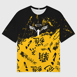 Мужская футболка оверсайз Паттерн Tokyo Revengers