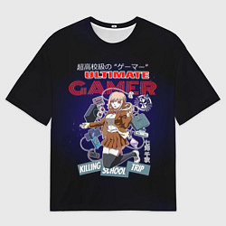 Мужская футболка оверсайз Ultimate Gamer - Danganronpa