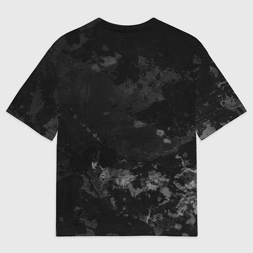 Мужская футболка оверсайз MAZDA, МАЗДА ЧЕРНО СЕРЫЙ ФОН / 3D-принт – фото 2