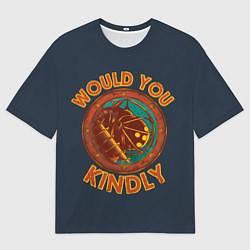 Мужская футболка оверсайз Would you kindly