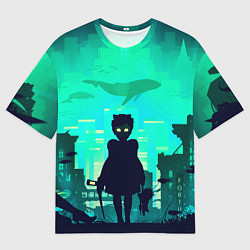 Мужская футболка оверсайз Сестричка из Рапчера