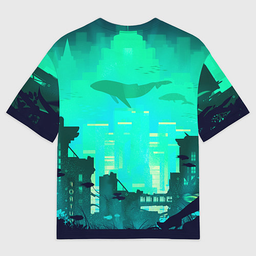 Мужская футболка оверсайз Сестричка из Рапчера / 3D-принт – фото 2