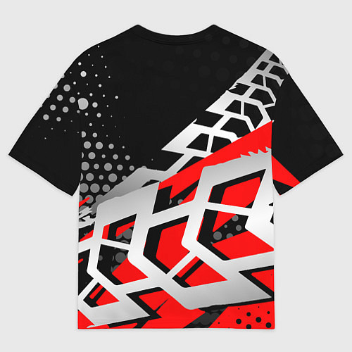 Мужская футболка оверсайз SEAT СЕАТ / 3D-принт – фото 2