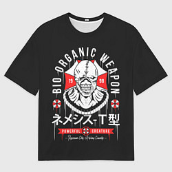 Мужская футболка оверсайз Био органическое оружие Nemesis