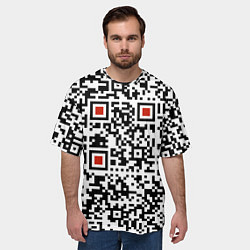 Футболка оверсайз мужская Отвали - нецензурно, цвет: 3D-принт — фото 2