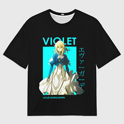 Футболка оверсайз мужская VIOLET - Violet Evergarden, цвет: 3D-принт