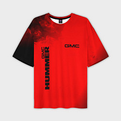 Мужская футболка оверсайз ХАММЕР GMC - GMC - Огонь