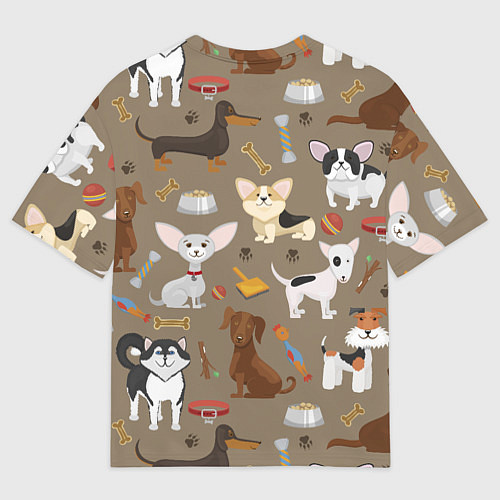Мужская футболка оверсайз У меня есть собака / 3D-принт – фото 2