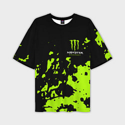 Мужская футболка оверсайз Monster Energy green