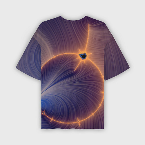 Мужская футболка оверсайз Black Hole Tribute design / 3D-принт – фото 2