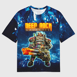 Мужская футболка оверсайз Deep Rock Galactic Gunner