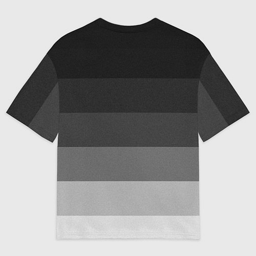 Мужская футболка оверсайз SKODA, ШКОДА ГРАДИЕНТ / 3D-принт – фото 2