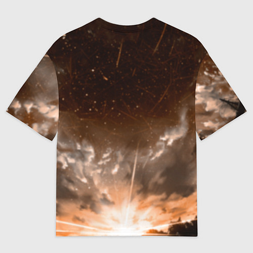 Мужская футболка оверсайз Итэр Aether, Genshin Impact Геншин импакт / 3D-принт – фото 2