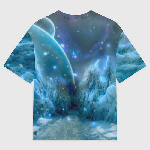 Мужская футболка оверсайз Эола Eula, Genshin Impact Геншин импакт / 3D-принт – фото 2
