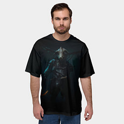 Футболка оверсайз мужская HSD Мясник, цвет: 3D-принт — фото 2