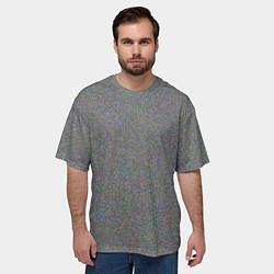 Футболка оверсайз мужская Не шуми, цвет: 3D-принт — фото 2