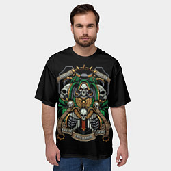 Футболка оверсайз мужская Капелланус, цвет: 3D-принт — фото 2