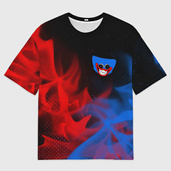 Футболка оверсайз мужская HUGGY WUGGY Пламя, цвет: 3D-принт