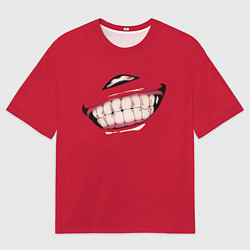 Мужская футболка оверсайз Sukunas Smile